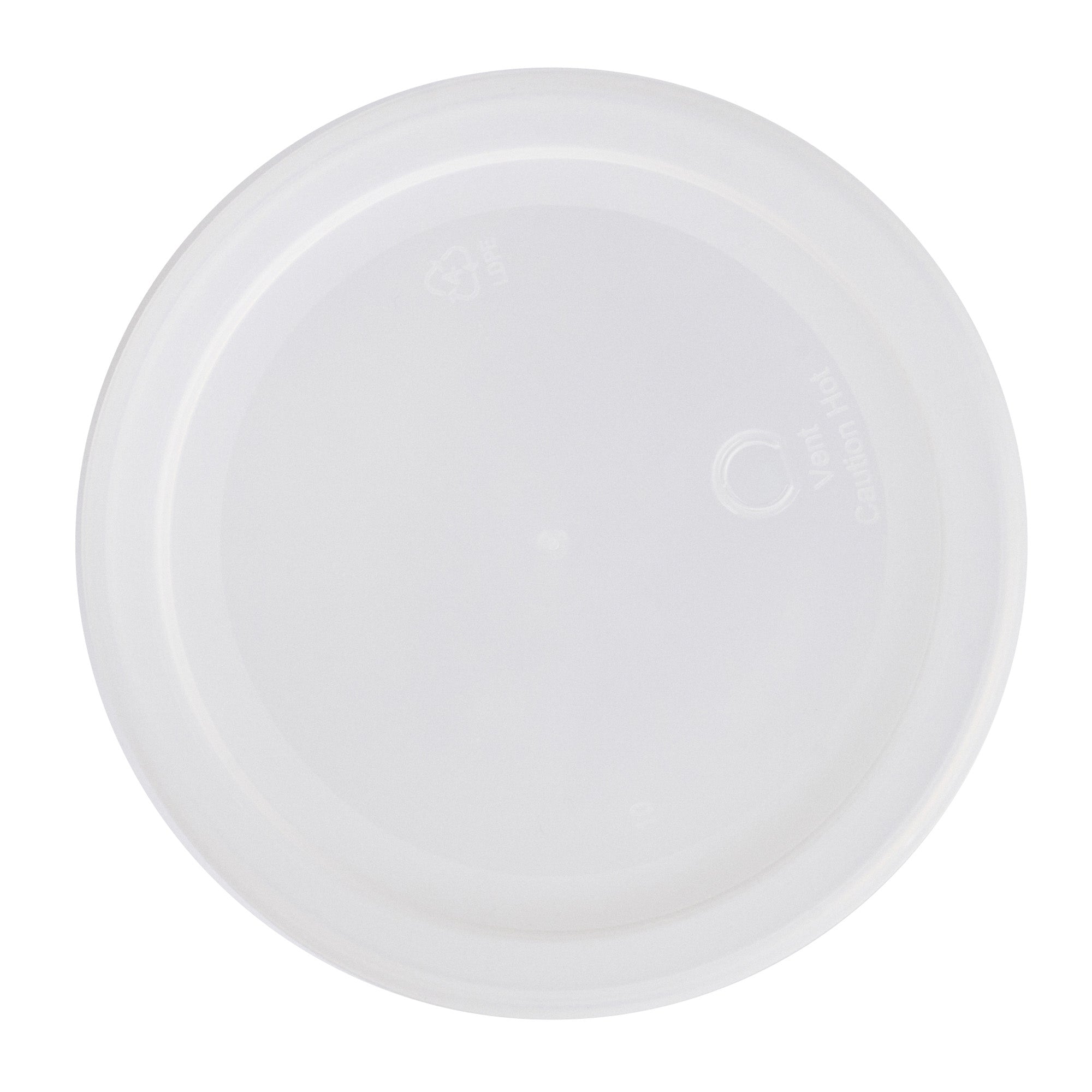 48 oz Round Clear Plastic Soup Containers with Lids - Microwave Safe, 5
