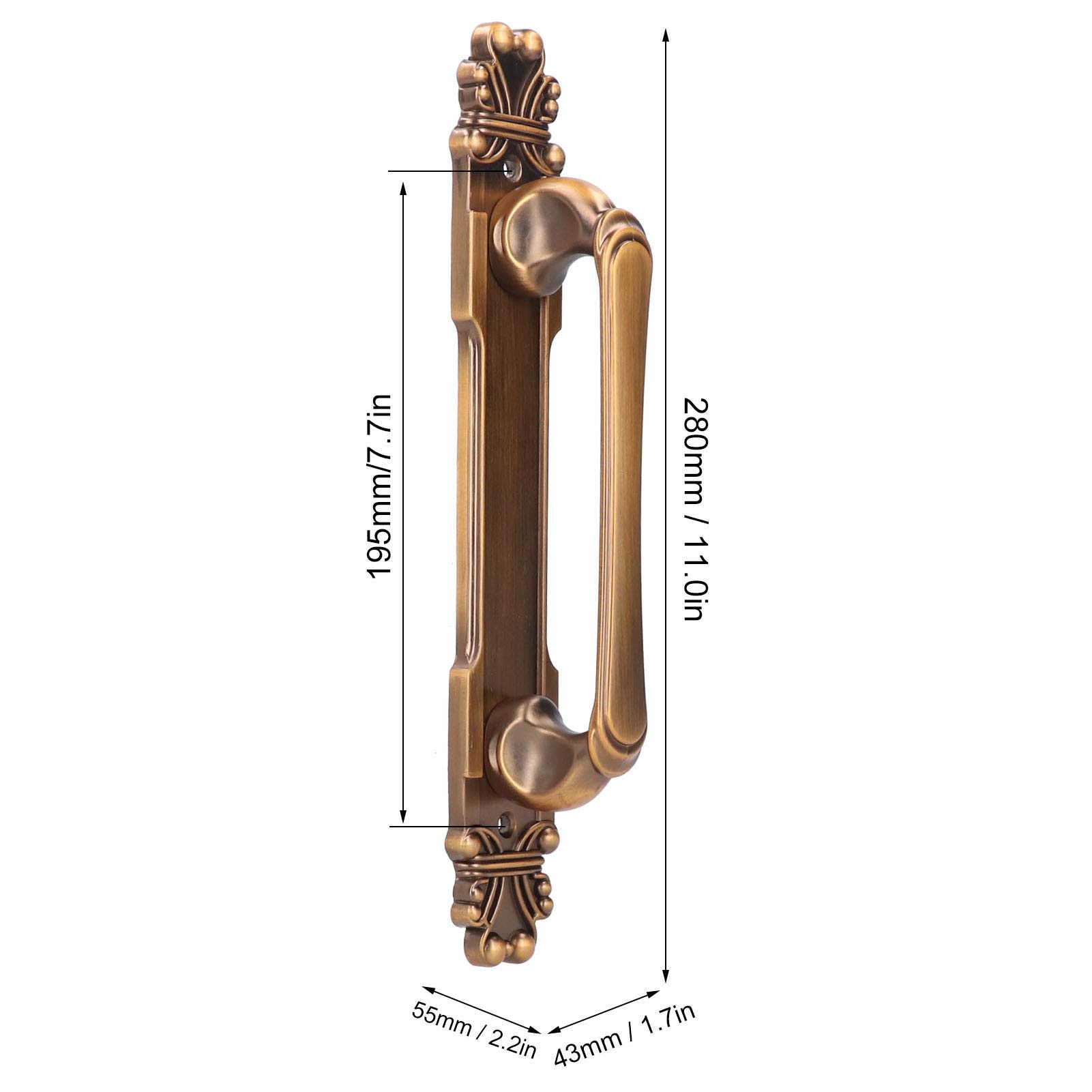 Antique European Style Zinc Alloy Cabinet Pull Handle - Vintage Drawer & Wardrobe Hardware for Kitchen, Bathroom & Furniture (Set of 10) - Perfect for Home Renovation & DIY Projects