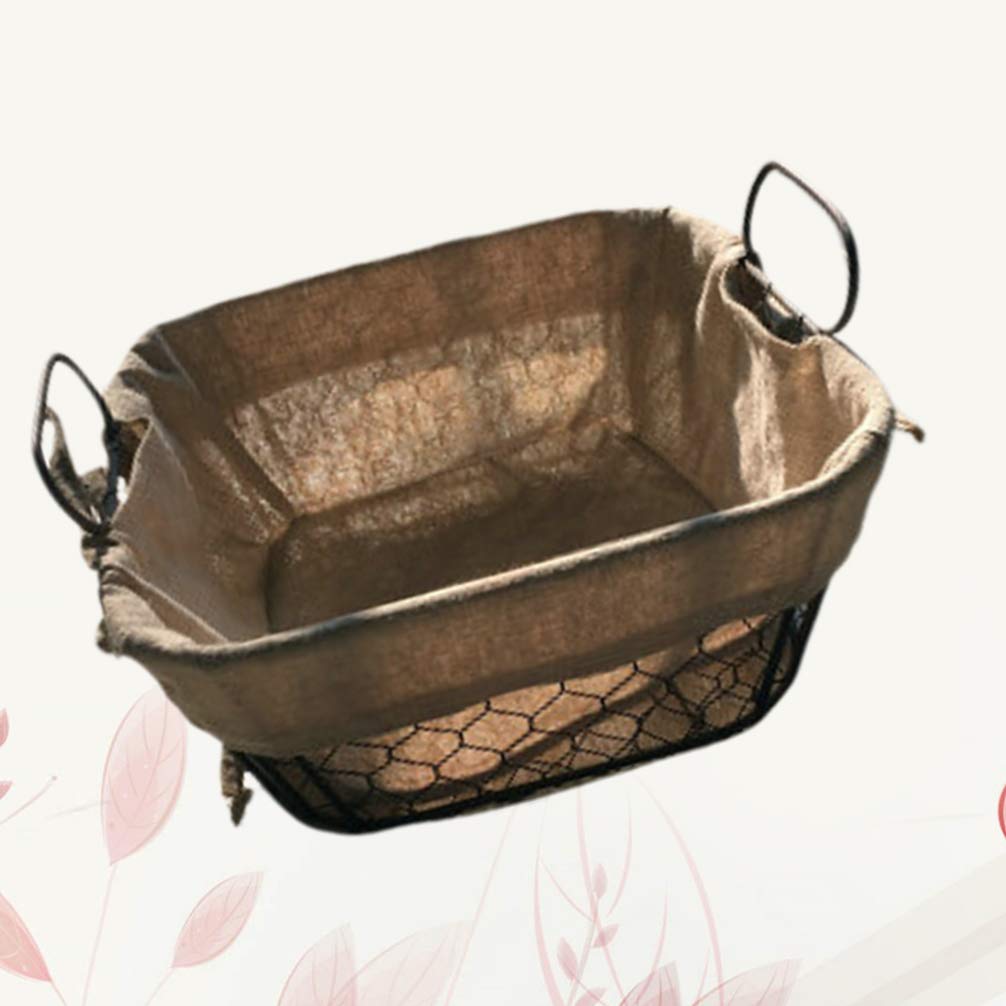 Cabilock Decorative Metal Wire Fruit Basket - Candy & Snack Storage Container for Home, Kitchen, and Party Decor | Rustic Organizer for Fruits, Treats, and Home Accents