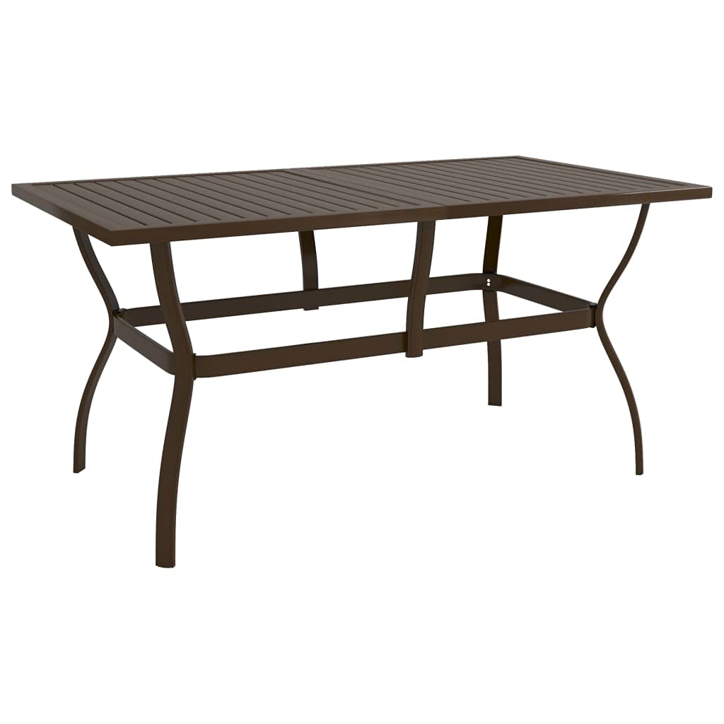 Modern Metal Outdoor Dining Table 55