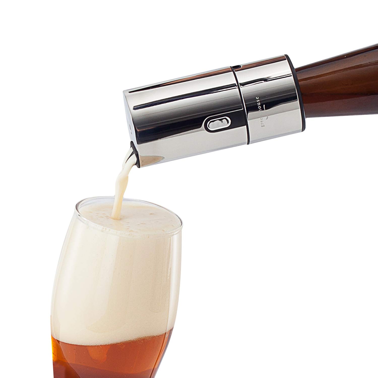 Premium Beer Foam Maker for Bottles - Perfect Compact Gift for Beer Enthusiasts | Transform Basic Beer into Rich, Creamy Foam | Ideal for Home Bars, Parties & Gifts