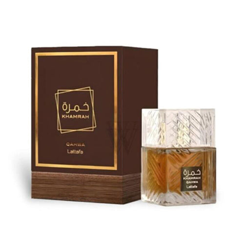 Lattafa Khamrah Qahwa 100ml Eau De Parfum - Unisex Arabic Perfume with Warm Spicy Notes | Perfect for Date Nights, Special Occasions & Daily Wear