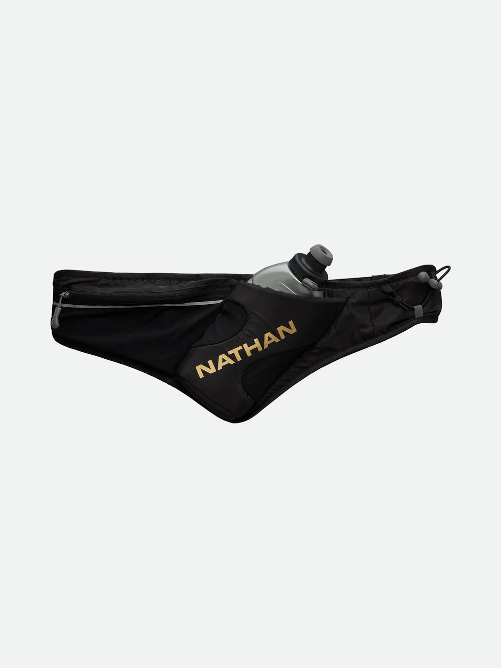 Peak Hydration Waist Pack - Lightweight Running Belt with Water Bottle Holder, Adjustable Strap for Hiking, Gym & Travel (Black/Gold) - Perfect for Outdoor Adventures & Fitness Activities