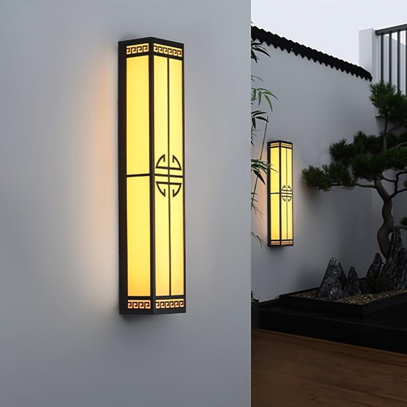 Waterproof Outdoor Wall Light with Motion Sensor - Dusk to Dawn Security Lighting for Porch, Garage, and Garden (Black) | Weatherproof & Energy-Efficient LED Exterior Light