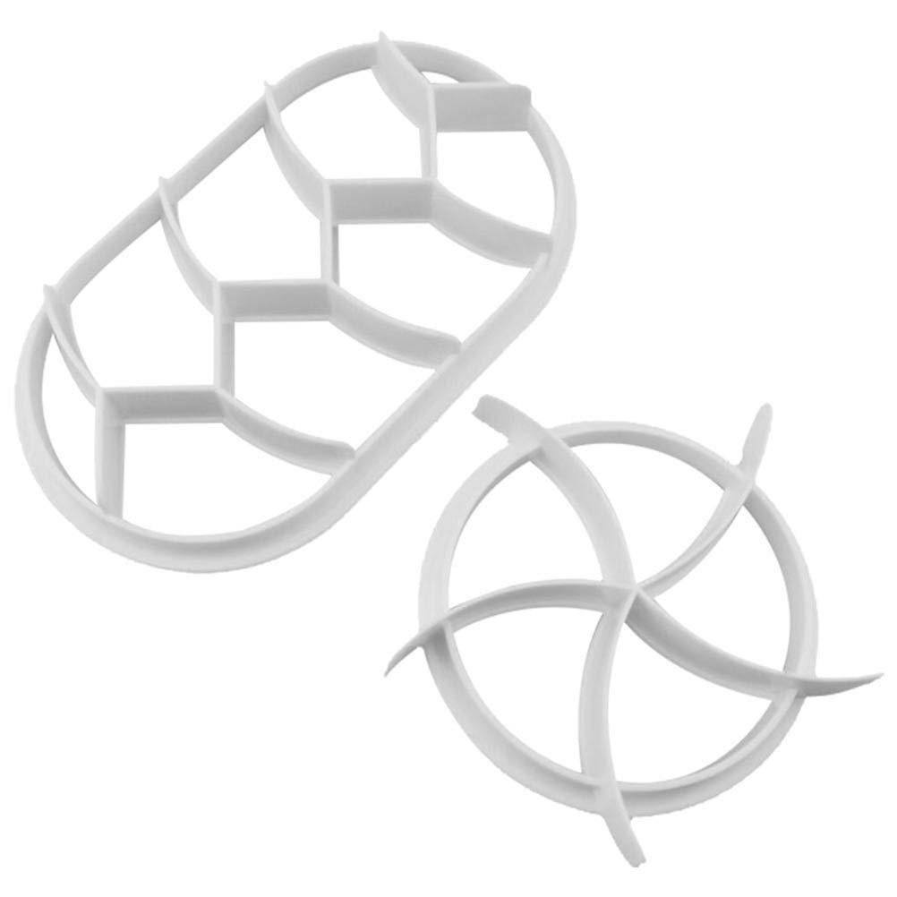 2PCS Bread Mold Cutter Set - Round & Oval Dough Press for Homemade Bread Rolls, Pastry Cutters - Perfect for Baking, DIY Bread Making & Kitchen Supplies (Ideal for Home Bakers, Party Snacks & Breakfast Preparation)