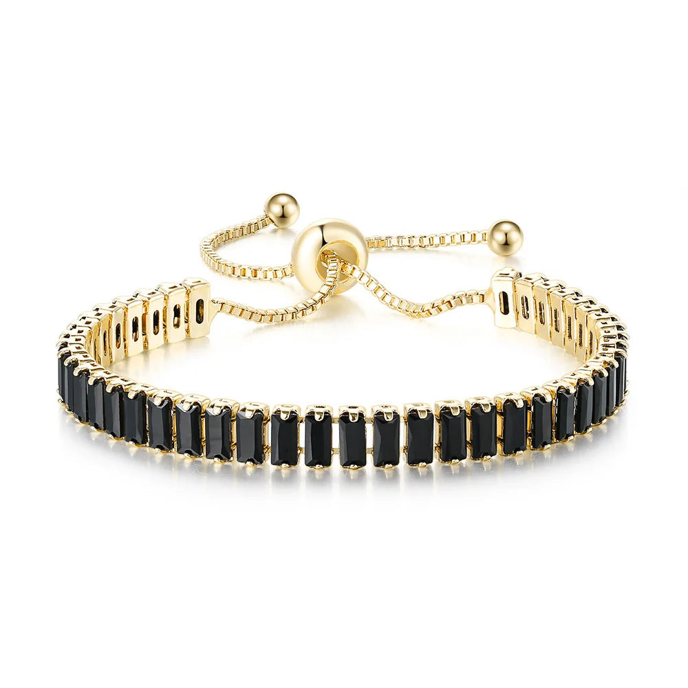 Premium Crystal Tennis Bracelet - Elegant & Sparkling Jewelry for Women | Perfect for Weddings, Parties & Special Occasions