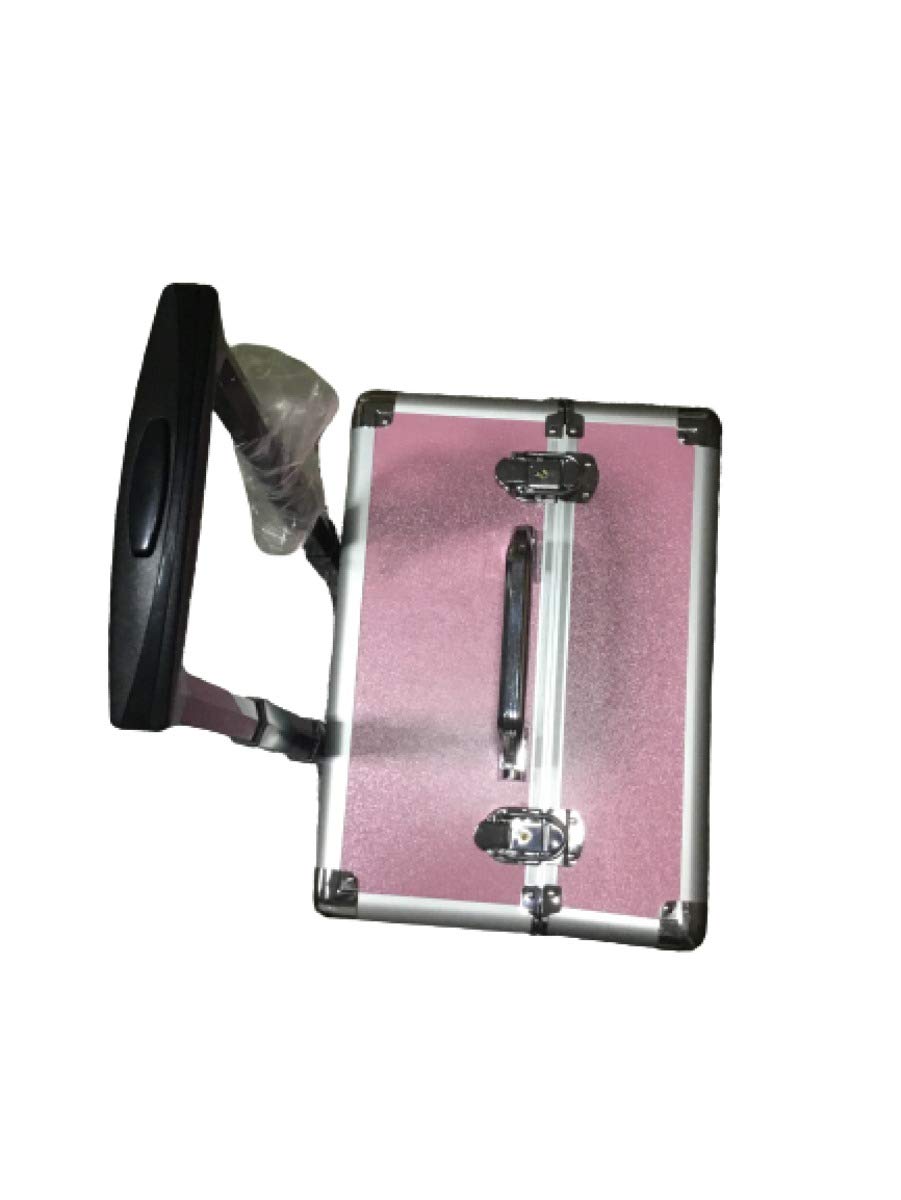 Professional Makeup Vanity Box with Trolley - Portable Cosmetic Organizer for Home & Travel - Perfect for Beauty Salons, Bridal Makeup Artists, and Mobile Stylists