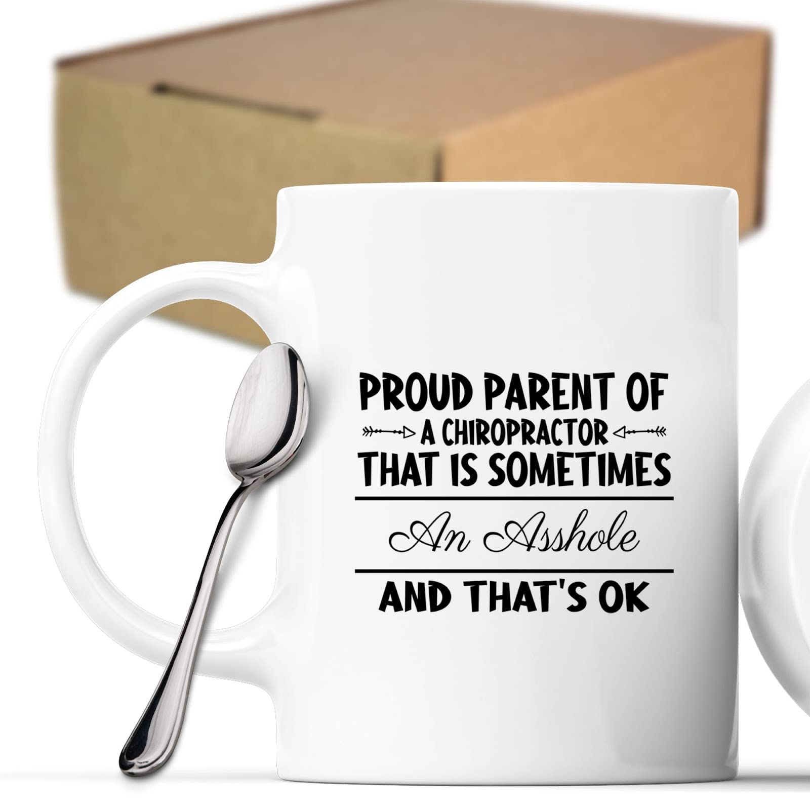 Chiropractic Gift Coffee Mug - Perfect Gift for Women, Moms & Chiropractors - Ideal for Office, Home & Appreciation Gifts (536972)
