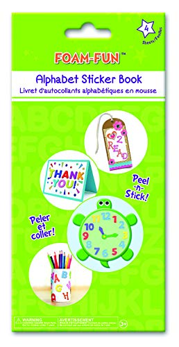 Kids Foam Alphabet Stickers - 256 Pcs 1/2
