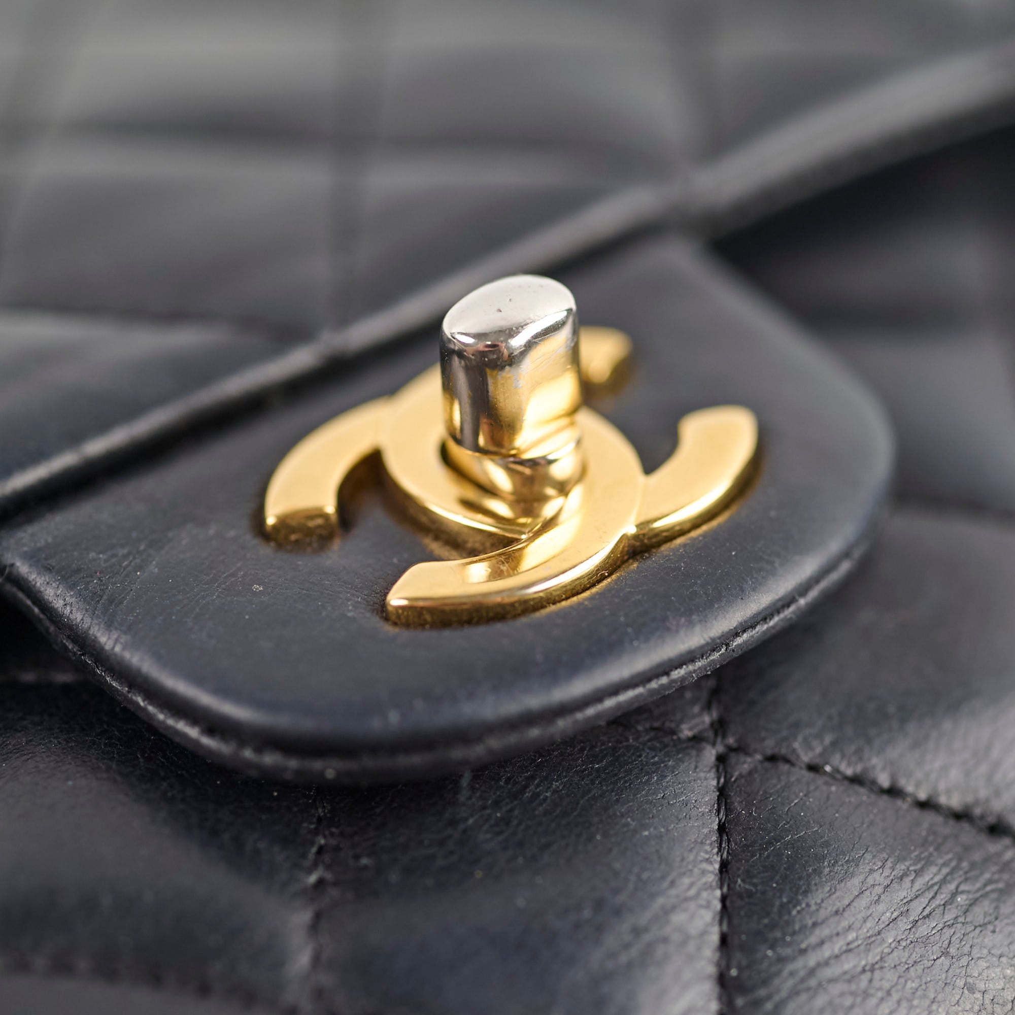 Chanel Medium/Large Double Classic Flap Bag in Black | Luxury Designer Handbag for Women | Perfect for Work, Evening Events & Everyday Use