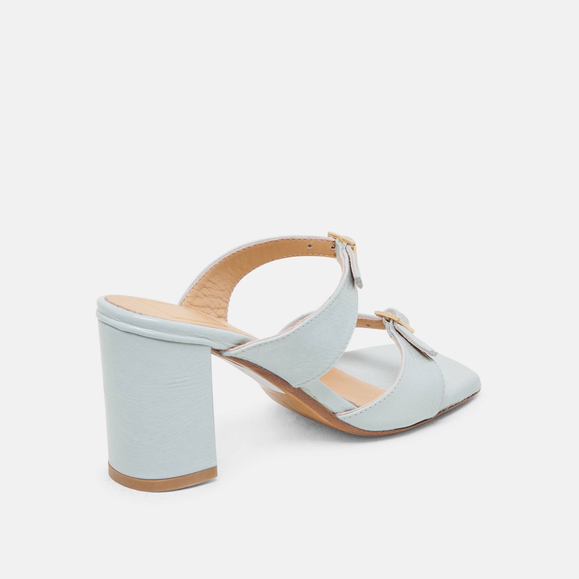 Shane Heels Women's Ice Blue Crinkle Patent High Heels - Elegant Dress Shoes for Parties, Weddings & Special Occasions