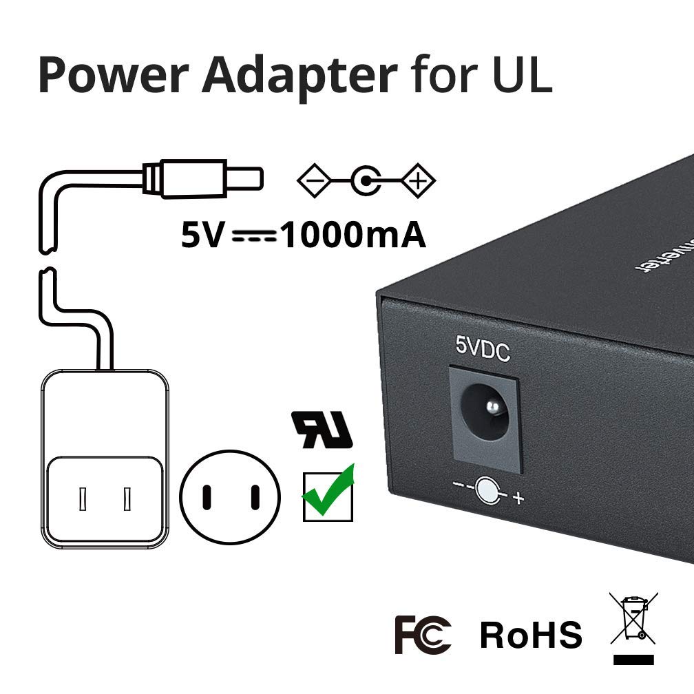 iPolex 10G SFP+ to SFP+ Fiber Media Converter with LR & 10GBase-T Modules | 10G OEO Converter for Single Mode LC Fiber & CAT6a/7 | 10km Ethernet Transmission | Ideal for Data Centers, Enterprise Networks & High-Speed Internet Connectivity