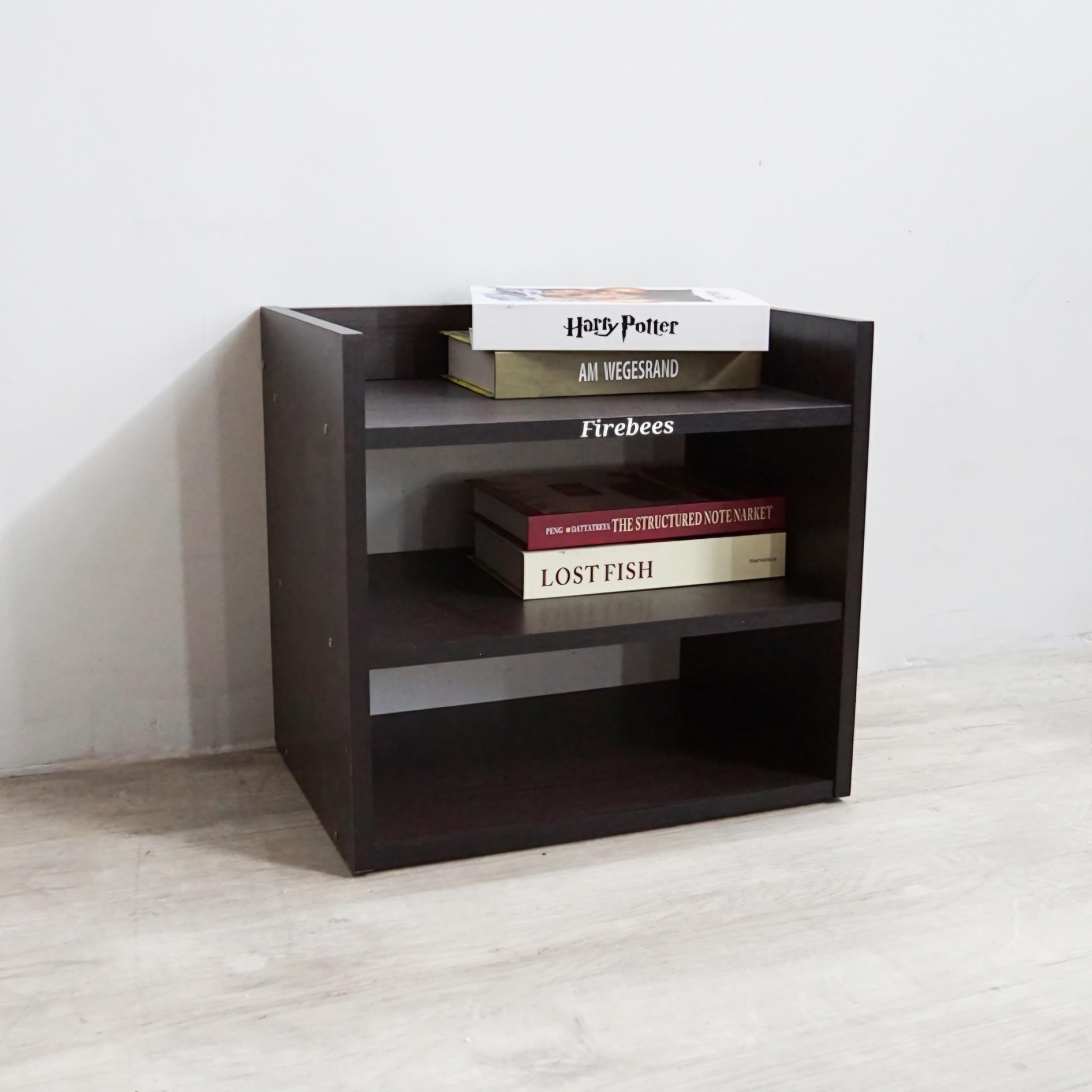 Premium Engineered Wood Shoe Rack Organizer - 3-Tier Open Shelf Storage for Shoes, Slippers & Boots | Space-Saving Home & Office Furniture for Living Room, Entryway, Bedroom & Closet Organization