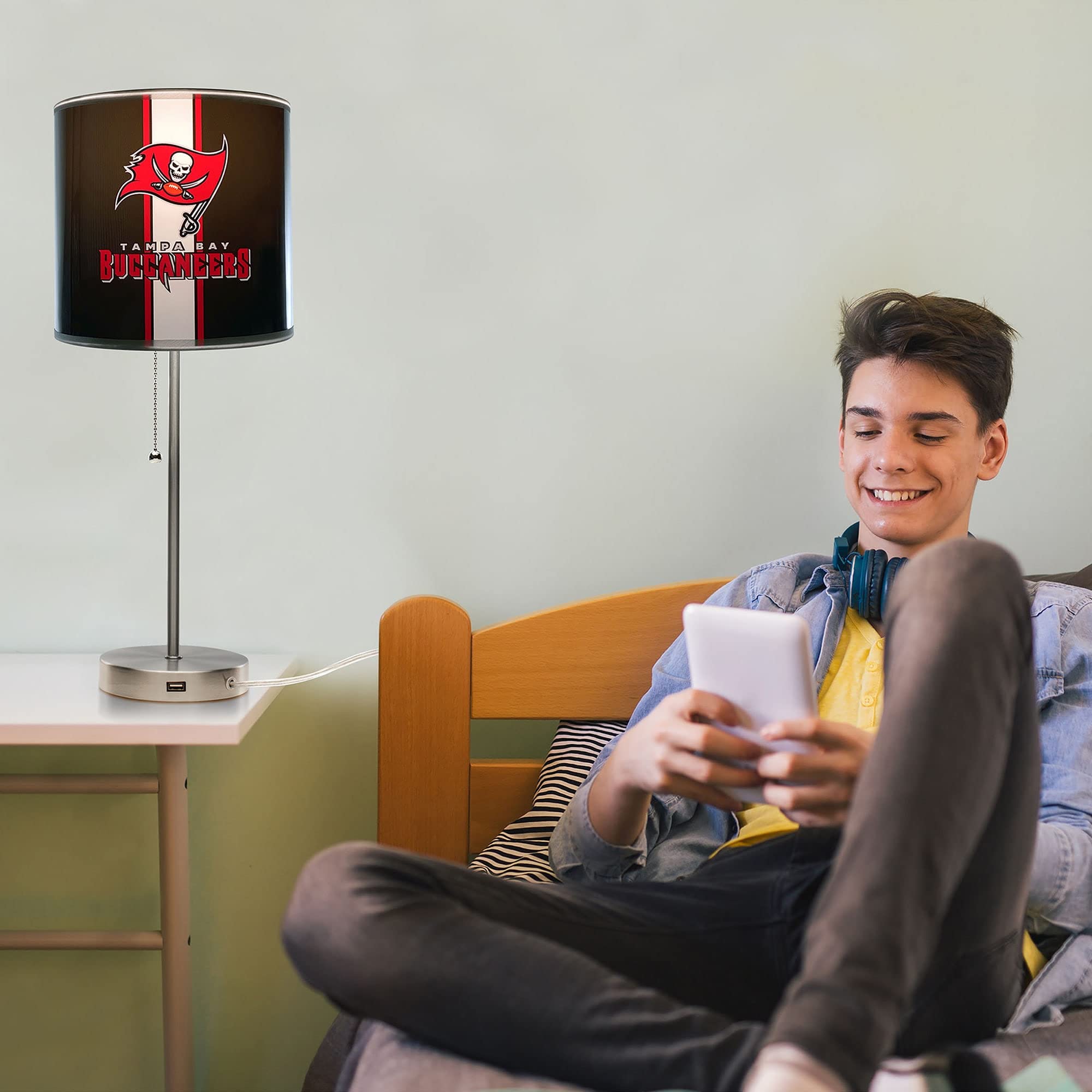 NFL Chrome Desk Lamp - Officially Licensed Imperial Collection - Perfect for Home Office, Game Room & Sports Fan Gifts