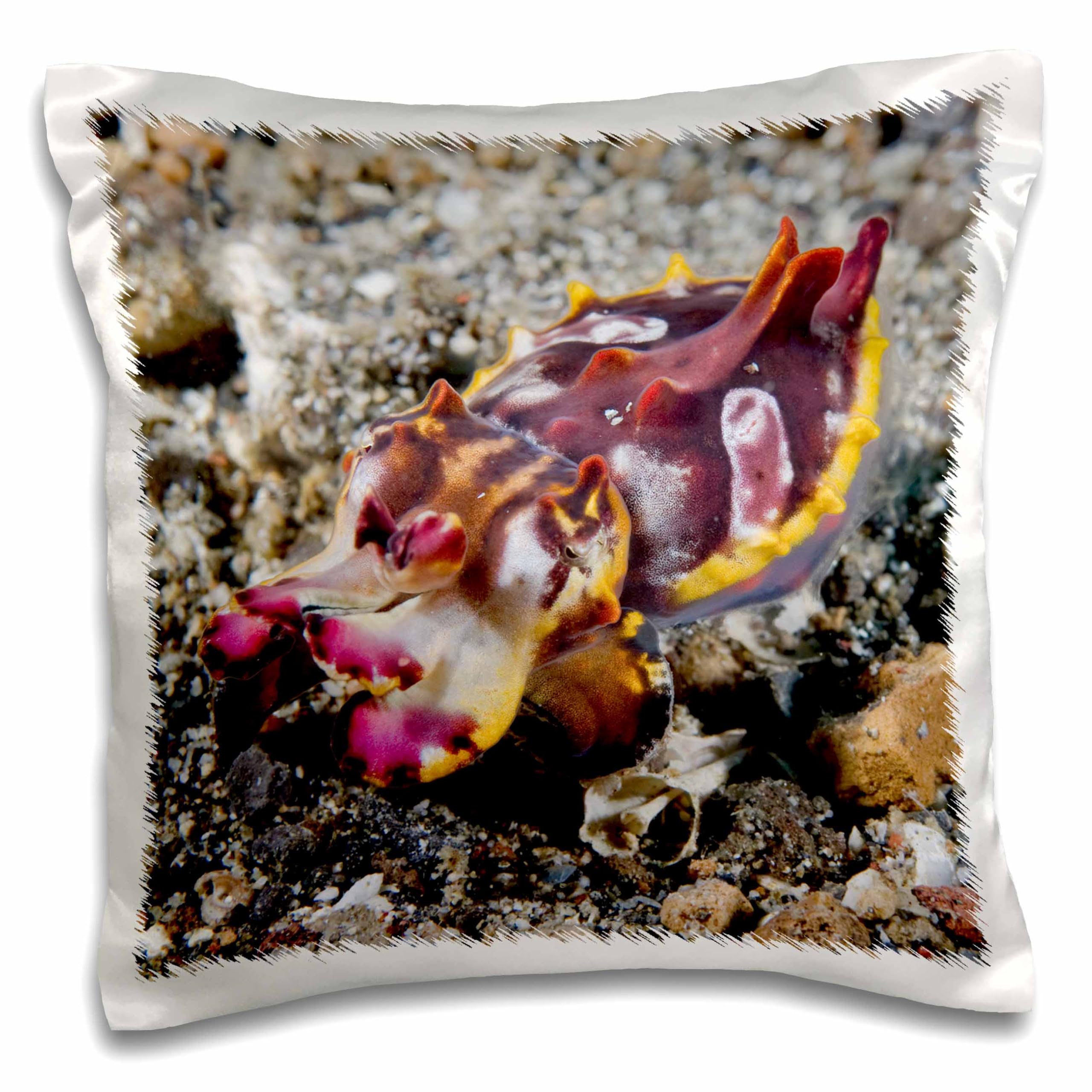 3D Rose Floral Printed Pillowcases Set of 2 - Soft Cotton Decorative Bedding for Home Decor, Living Room, Bedroom, Dorm | PC_72010_1
