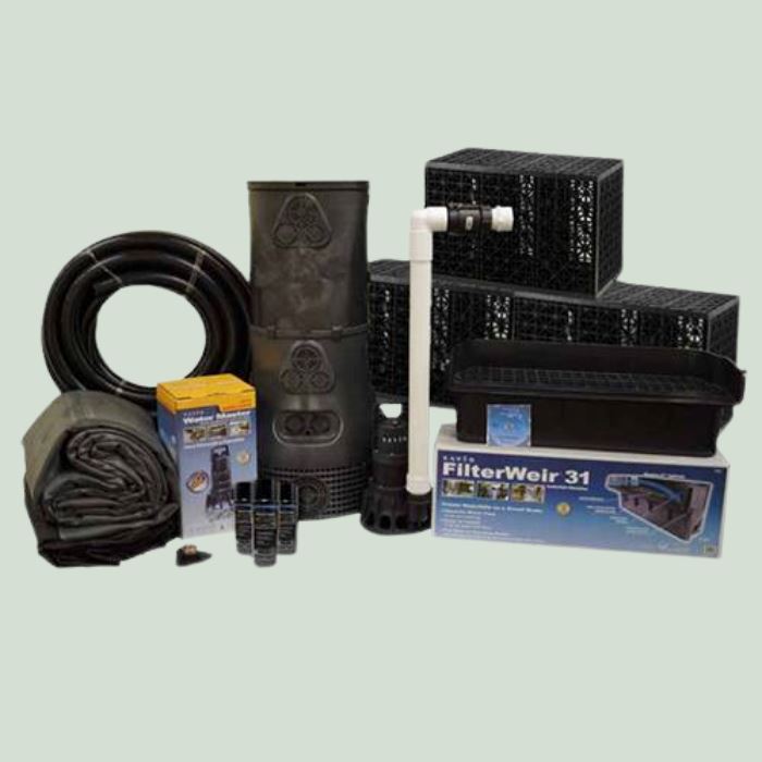 Savio Pond Free Package 18' - Premium Pond Filtration System for Koi & Water Gardens | Perfect for Backyard Ponds, Water Features & Aquatic Plant Maintenance