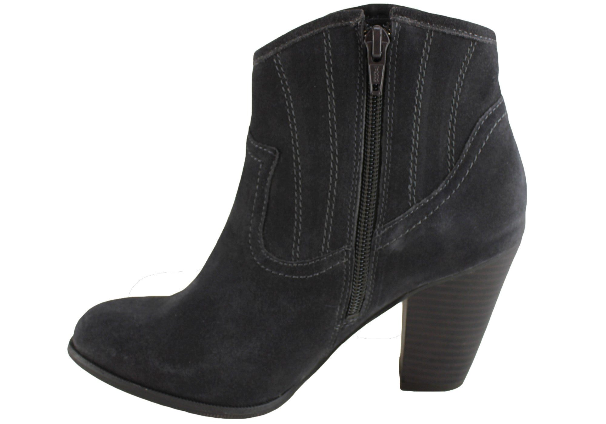 Darci Women's Leather Suede Ankle Boots - Stylish & Comfortable Fall/Winter Fashion Booties for Casual Outfits & Office Wear