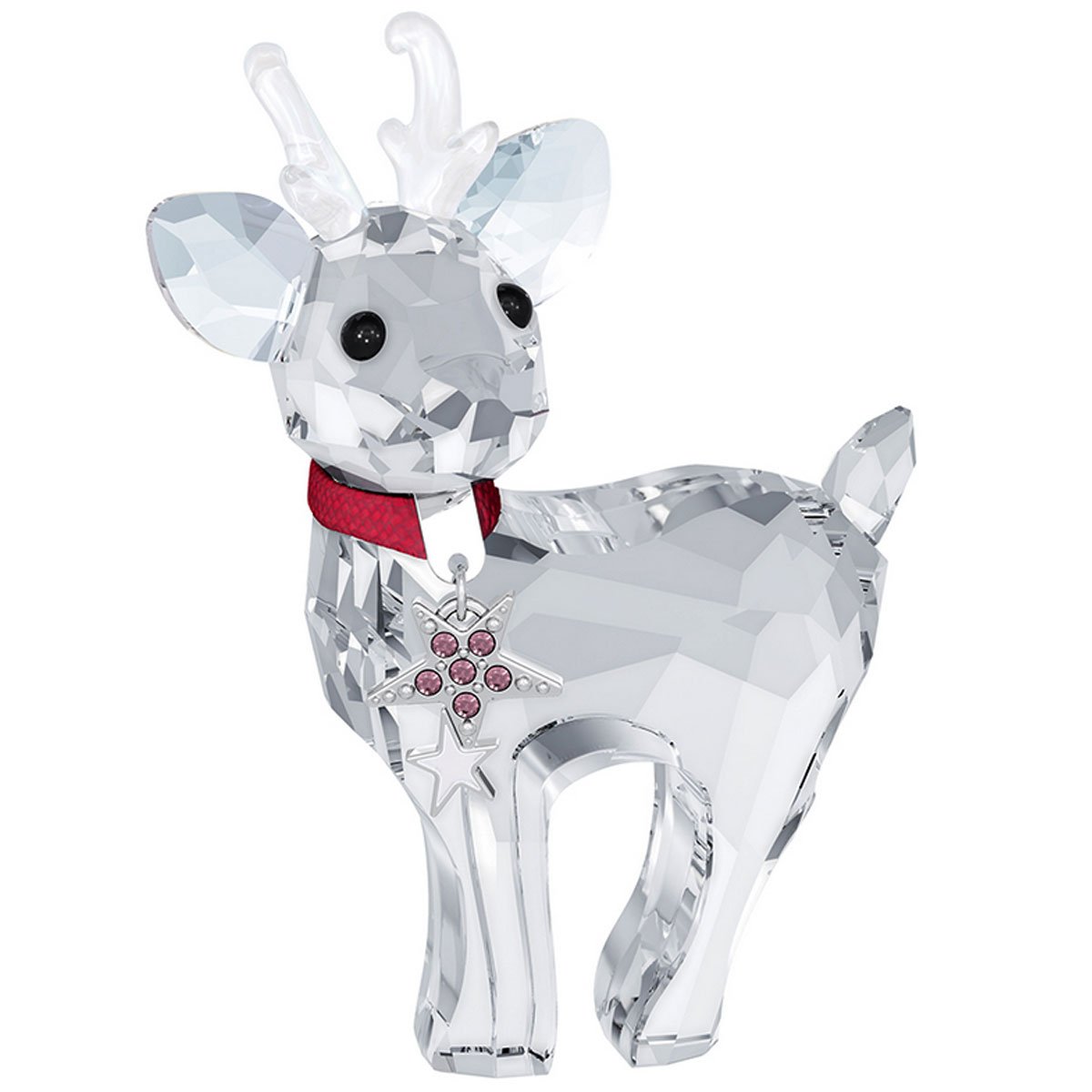 Swarovski Baby Reindeer Crystal Figurine - Holiday Christmas Decor, Gift for Collectors & Home Decoration | Perfect for Tree Topper, Mantel Display & Winter Wonderland Theme