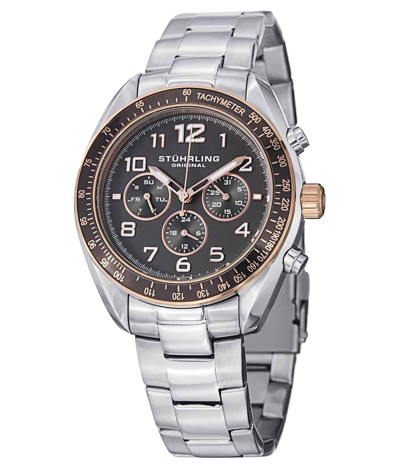 Grey Dial / Silver Case / Silver Stainless Steel Bracelet Deployant Buckle