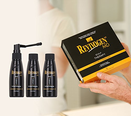 REVIVOGEN MD Scalp Therapy Shampoo & Conditioner Set - Natural Hair Loss Treatment for Fine & Thinning Hair - Clinically Proven Formula for Thicker, Healthier Hair - Perfect for Daily Hair Care Routine & Scalp Nourishment