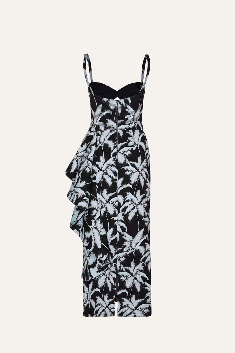 Threaded Palms Dress - Floral Print Summer Maxi Dress for Women | Beach Vacation, Boho Chic Outfit, Casual Wear