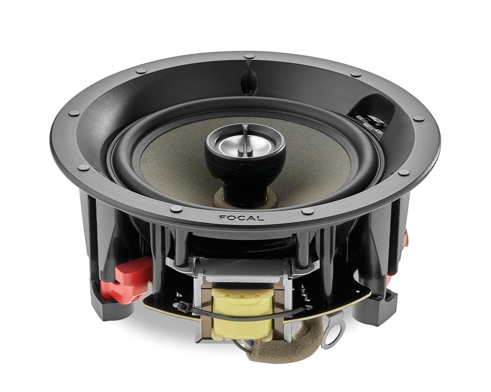 Focal 100 ICW6 T 2-Way Coaxial In-Wall/In-Ceiling Speaker - High-Quality Sound for Home Theater & Background Music (Each) - Perfect for Living Rooms, Bedrooms & Home Audio Systems