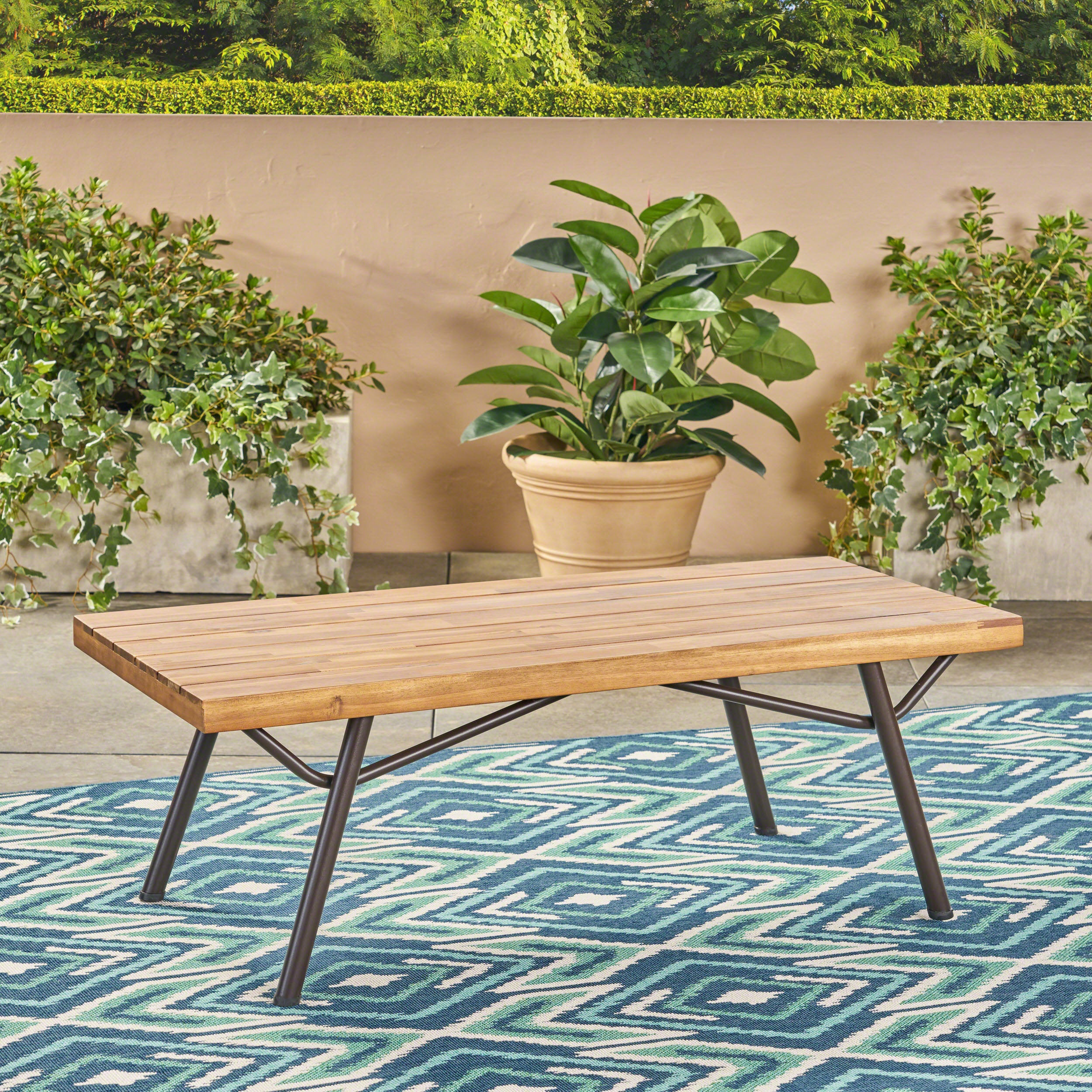 Modern CANOGA Coffee Table - Stylish Living Room Furniture for Home Decor | Perfect for Small Spaces, Apartments & Lounge Areas