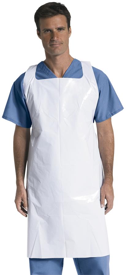 Premium White Pullover Apron - Comfortable & Stylish Kitchen Apron for Cooking, Baking, and Grilling - Ideal for Chefs, Home Cooks, and BBQ Enthusiasts