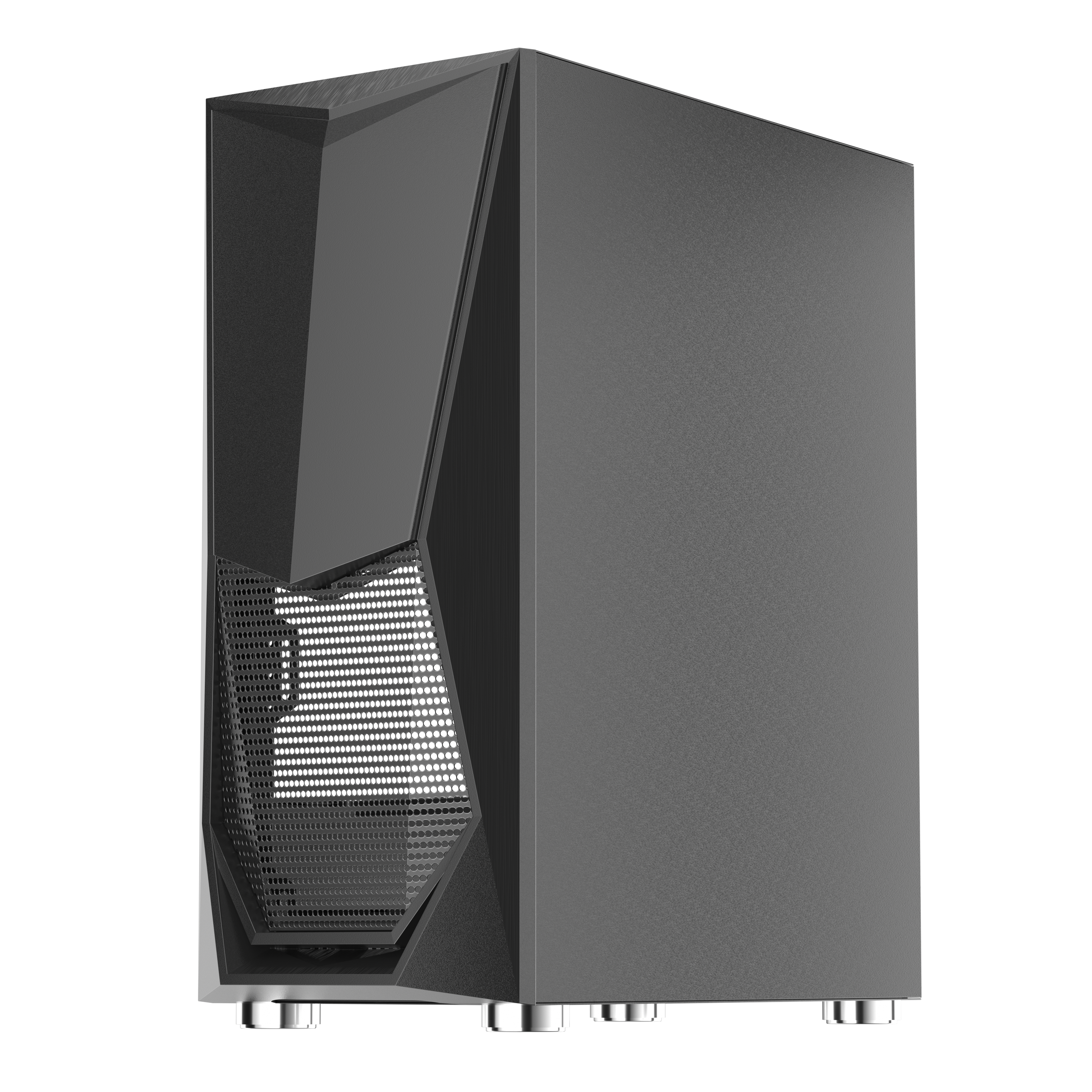 1st Player DK 3 Micro ATX Tempered Glass PC Gaming Case - Compact M-ATX Tower with RGB Lighting for High-Performance Gaming & Streaming Setup