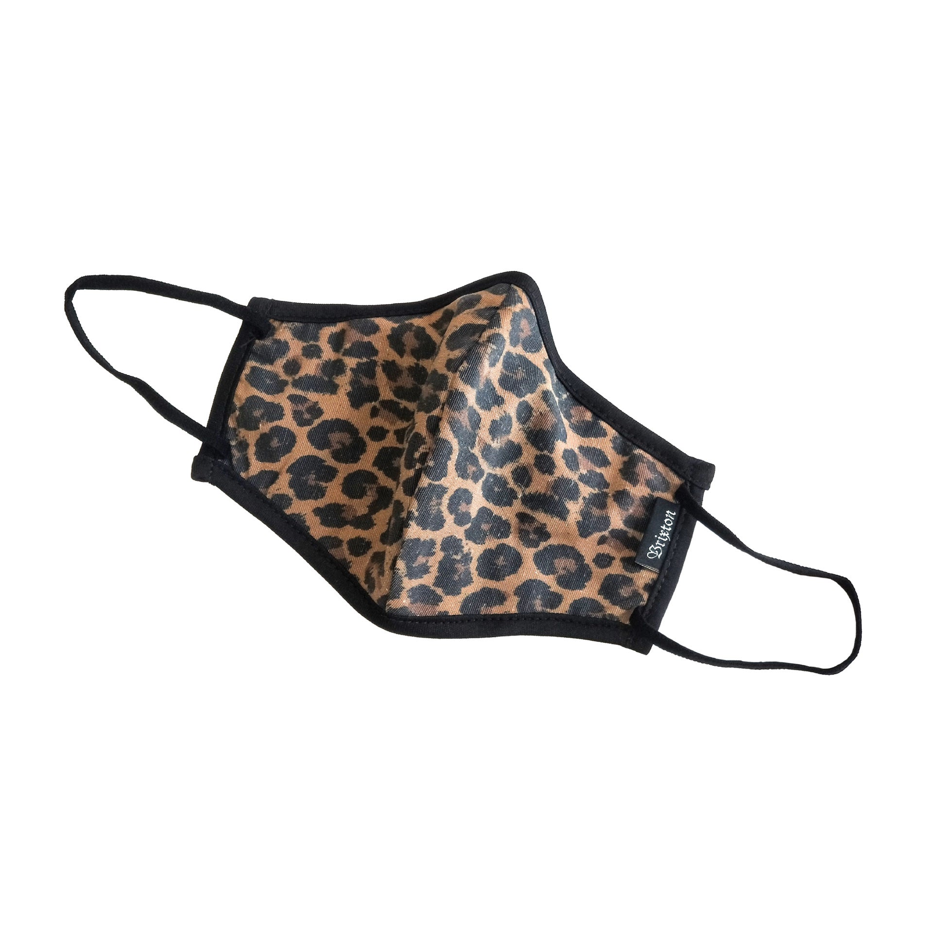 Brixton Antimicrobial Face Mask - Leopard Print Reusable & Washable for Daily Protection - Perfect for Travel, Work, and Outdoor Activities