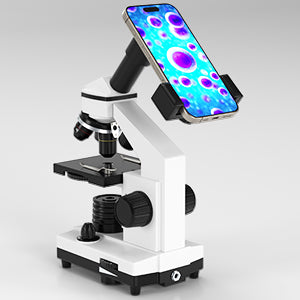 100X-2000X High Power Compound Microscope with Prepared Slides - Perfect for Kids, Students & School Science Labs | Ideal for Biology, Botany & Lab Experiments