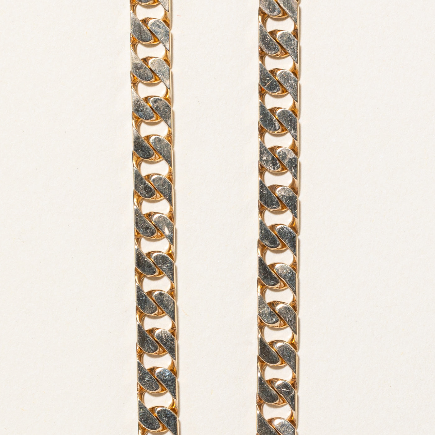 10K Yellow Gold Curb Link Chain Necklace - 23 Inch Classic Cuban Link Chain for Men & Women | Perfect for Layering, Gifting, and Everyday Wear