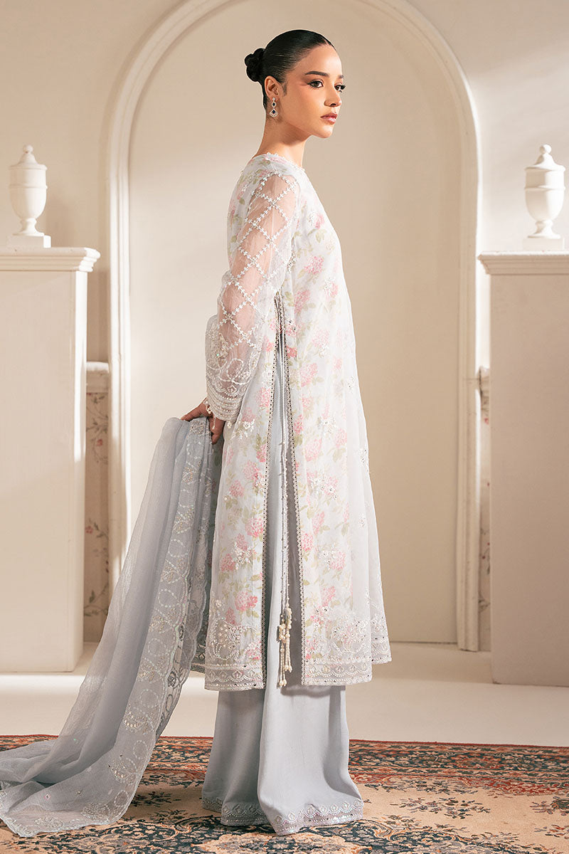 ICY BLING 4PC ORGANZA EMBROIDERED SUIT SET - Elegant Embroidered Party Dress for Women | Perfect for Weddings, Prom, Evening Gala & Special Occasions