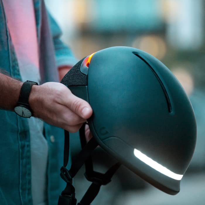 FARO Smart Helmet with MIPS Technology - LED Safety Lights for Bicycle, E-Bike & Scooter - Crash Detection Alert & Turn Signal Compatible - iOS/Android App Control - Perfect for Urban Commuting & Night Riding Safety