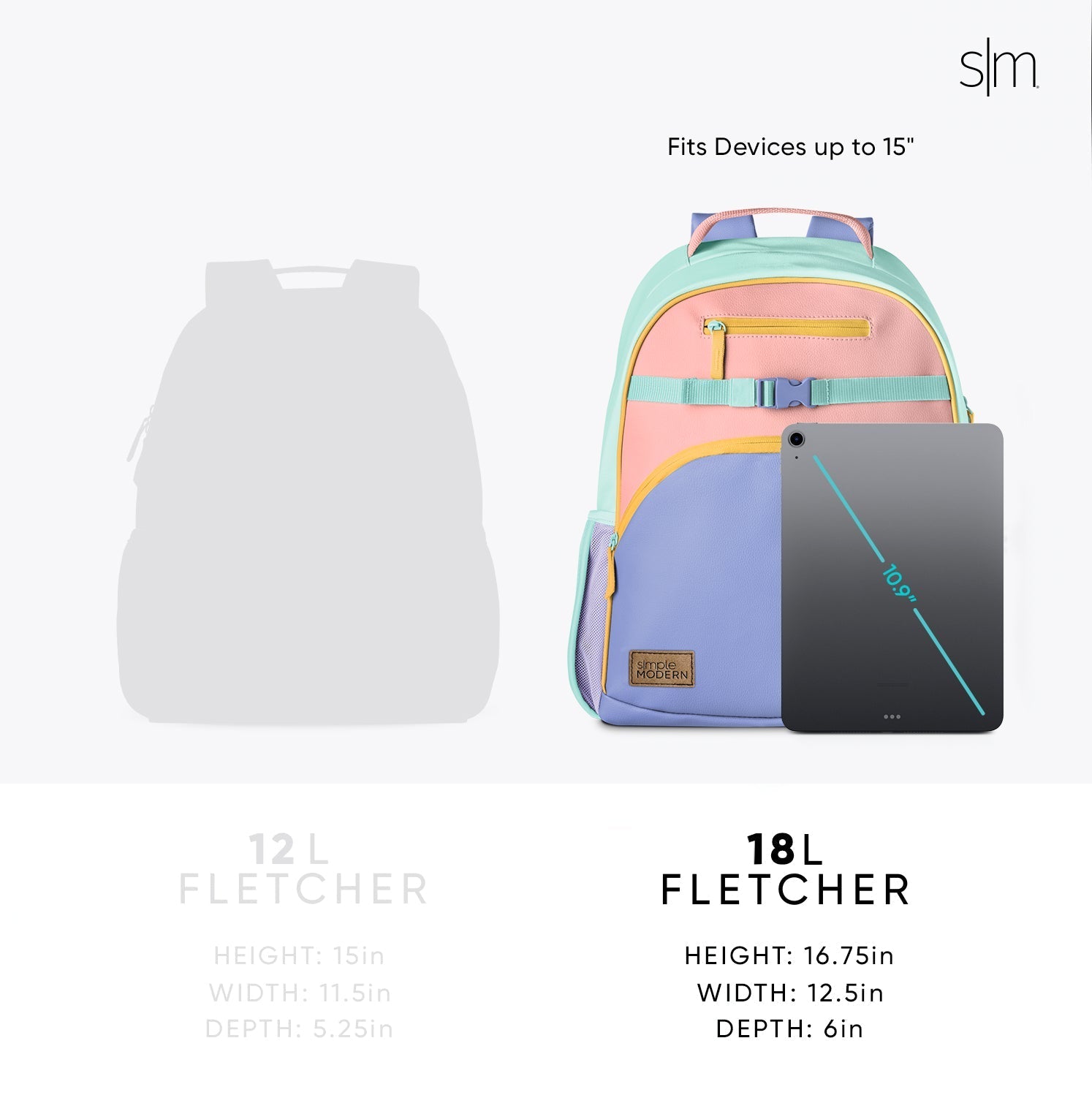Fletcher Kids' Backpack Large - Durable School Backpack for Boys & Girls - Spacious Bookbag for Elementary Students - Perfect for School, Travel & Daily Use
