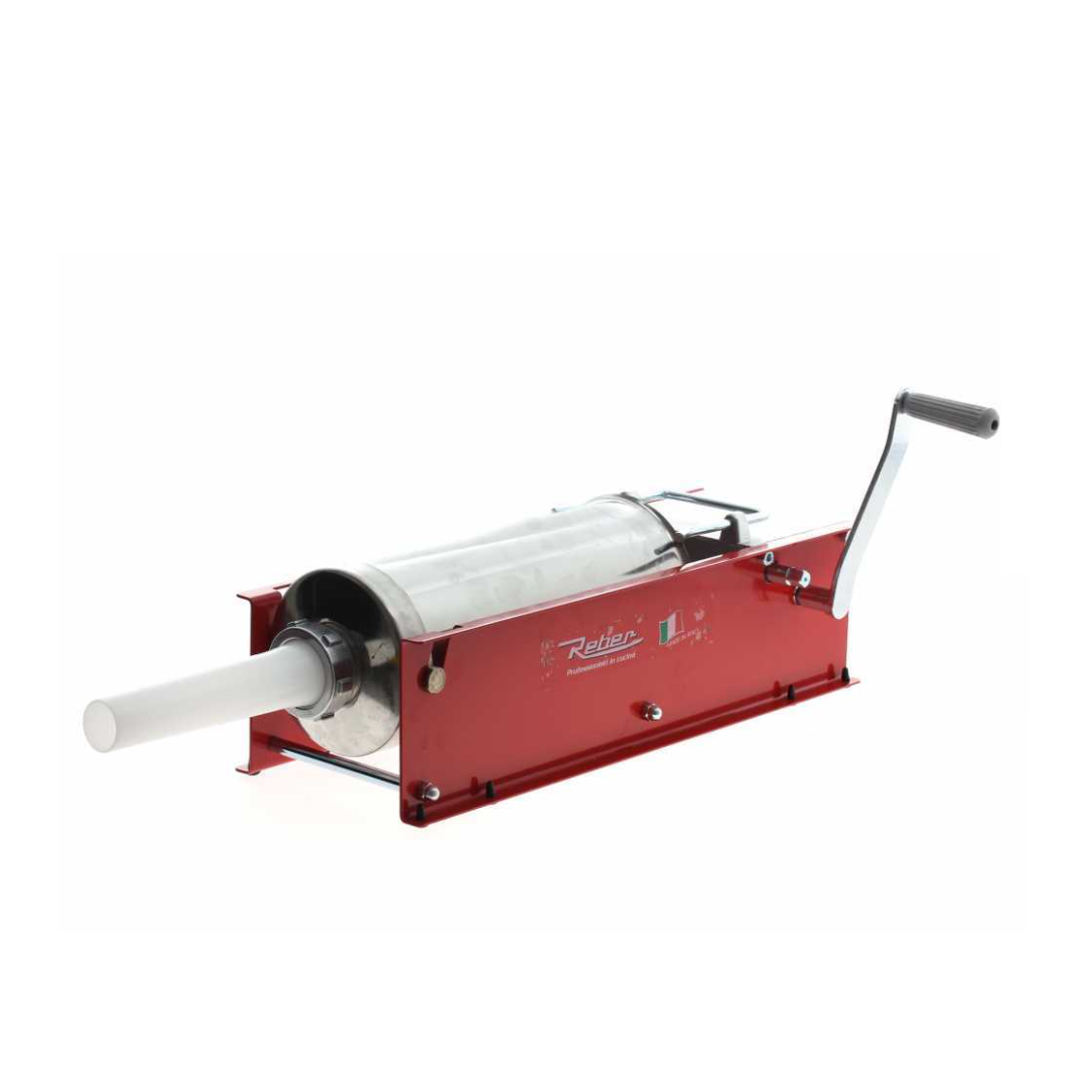 Nella 7 Kg / 15 Lb Horizontal Sausage Stuffer - Heavy Duty Manual Meat Grinder for Home & Commercial Use - Perfect for Making Sausages, Jerky, and Ground Meat in Kitchens, Butcher Shops, and BBQ Parties