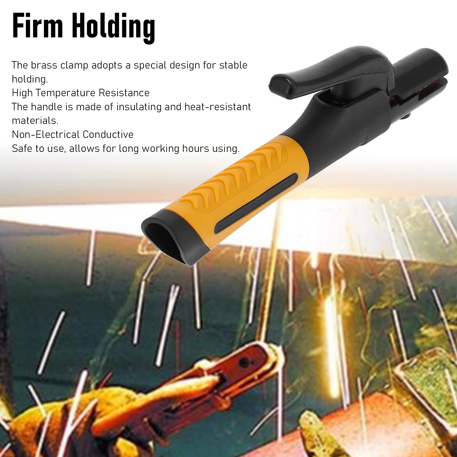 800A Welding Electrode Holder Clamp - Heavy Duty Welding Rod Plier for Welding Machines | Professional Welding Tools for Construction, Metal Fabrication & DIY Projects