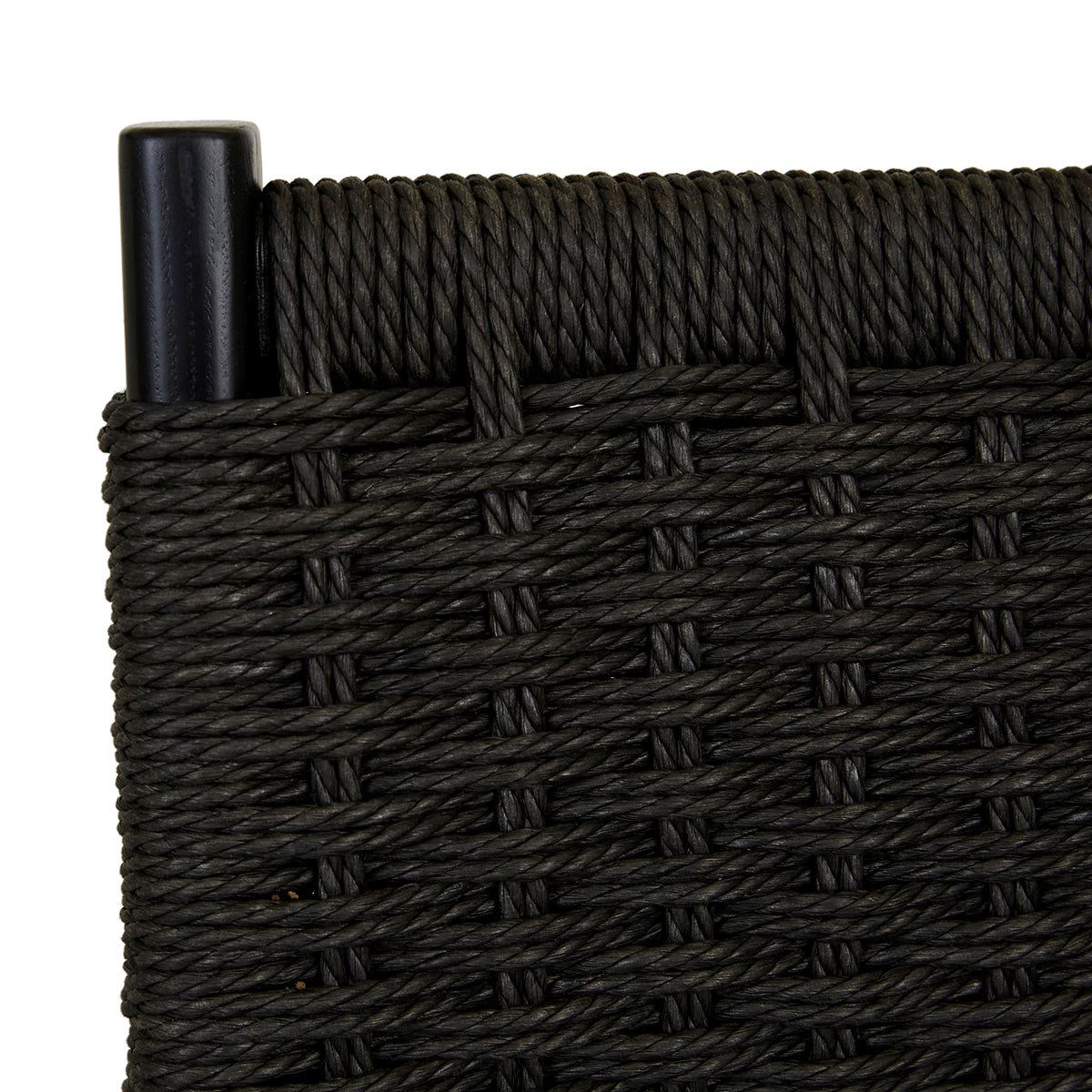 Anton Paper Cord Dining Chair - Natural Woven Seat, Solid Wood Frame, Mid-Century Modern Design - Perfect for Kitchen, Dining Room, and Breakfast Nook