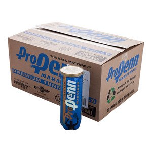 Penn Pro Marathon Extra Duty Tennis Balls (1 Case, 12 Cans) - Durable Tennis Balls for Competitive Play, Training & Practice - Ideal for Hard Courts & High-Performance Matches