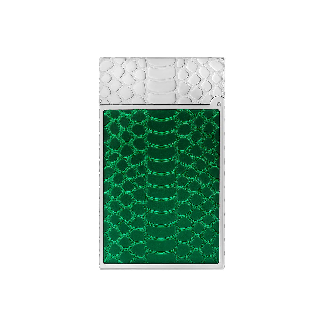 S.T. Dupont Ligne 2 Luxury Snake Skin Green Lighter - Premium Butane Lighter for Cigars, Cigarettes & Collectors - Perfect for Gifting, Smoking Accessories & Luxury Lifestyle