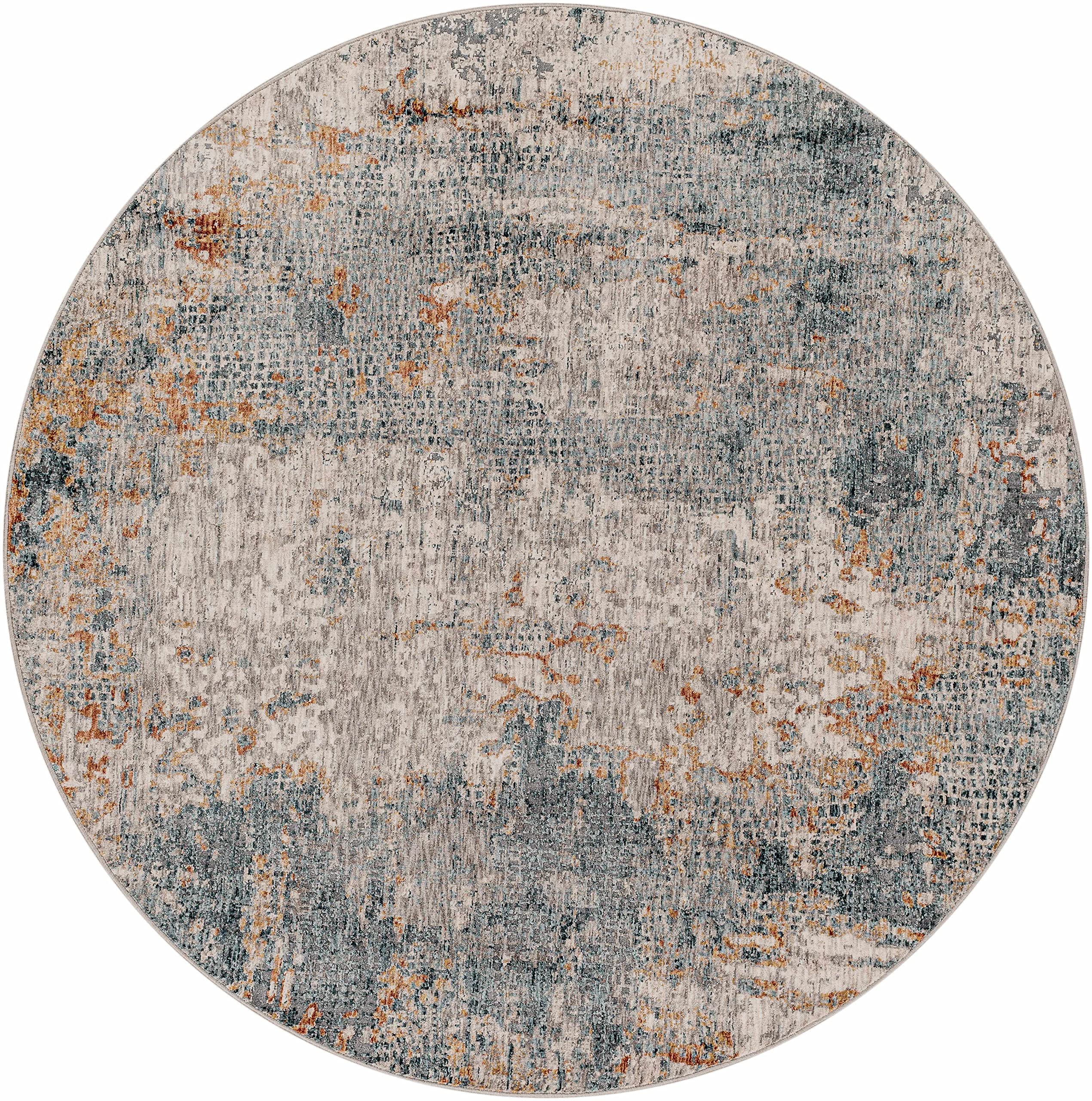 Hauteloom Andreas Modern Area Rug 2' x 3' - Blue, Pink, Red - Soft Non-Slip Living Room & Bedroom Rug for Home Decor, Office, Dorm Room