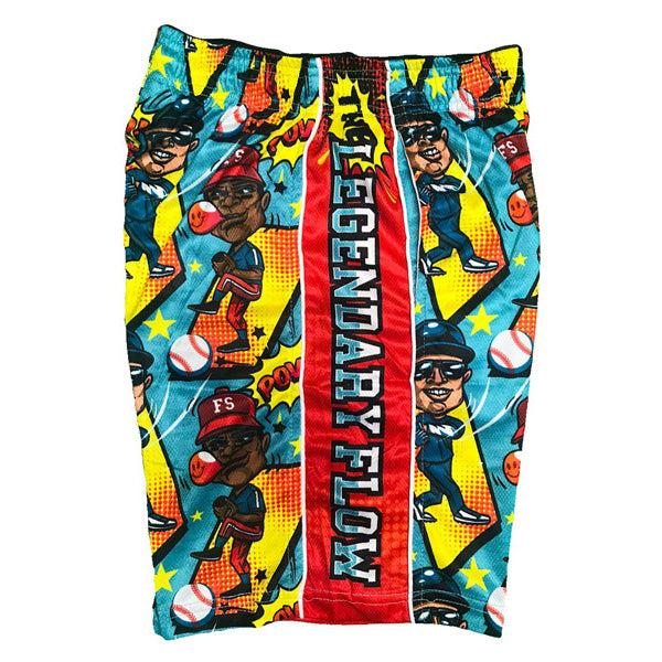 Legendary Flow Attack Boys' Basketball Shorts - Lightweight & Breathable for Sports & Training - Perfect for Basketball, Running & Gym Workouts