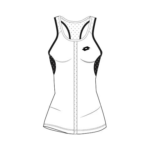 Lotto 2022 Women's Athletic Tank Top IV - Breathable Workout Shirt for Running, Yoga & Gym - Comfortable Sports Apparel for Women