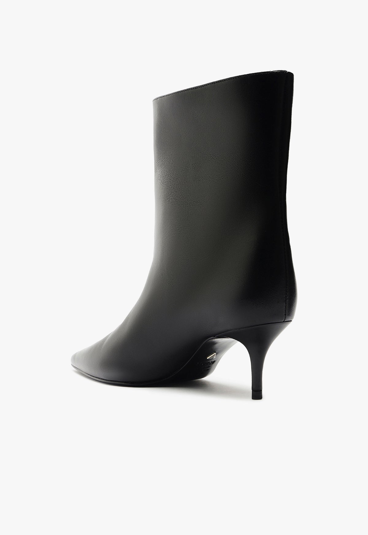 Frances Atanado Women's Leather Booties with Mid Heel - Stylish & Comfortable Ankle Boots for Fall & Winter Fashion - Perfect for Office, Parties & Casual Outings