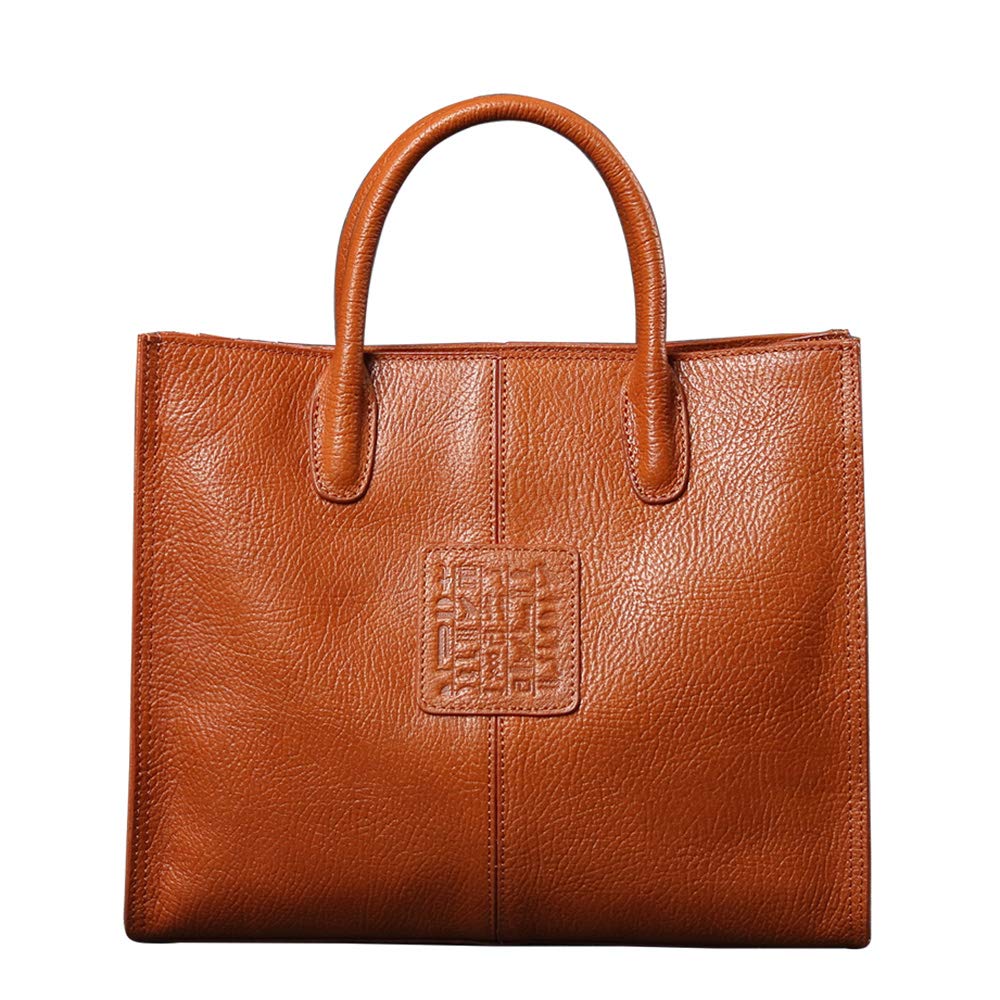 Genuine Leather Women's Crossbody Bag - Handmade Top Handle Shoulder Purse with Organizer Pockets | Perfect for Work, Travel & Everyday Use