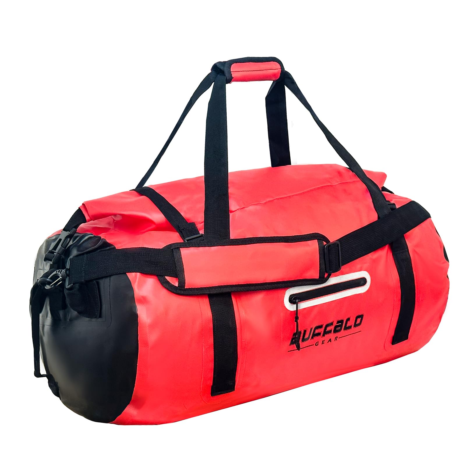 Buffalo Gear Waterproof Duffle Bag 40L 60L 80L - Heavy Duty Roll-top Dry Bag for Travel, Kayaking, Rafting, Boating, Fishing & Camping - Perfect for Outdoor Adventures and Water Sports
