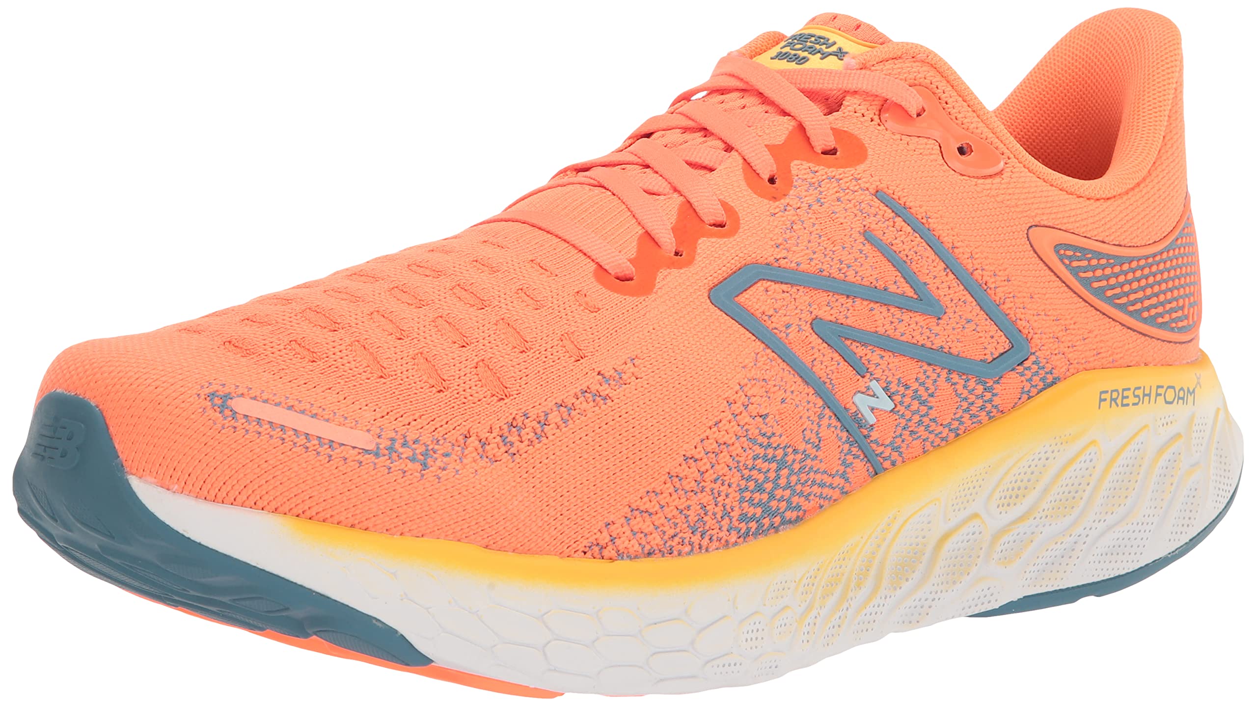 New Balance Men's Fresh Foam X 1080 V12 Running Shoes - Lightweight Cushioned Sneakers for Jogging, Gym Workouts & Daily Walking