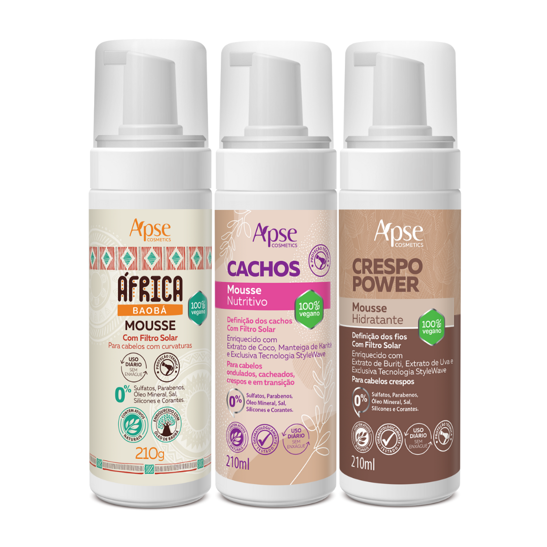 Apse Cosmetics Mousse Kit - 3-Piece Set for Flawless Makeup Application | Perfect for Daily Use & Special Occasions