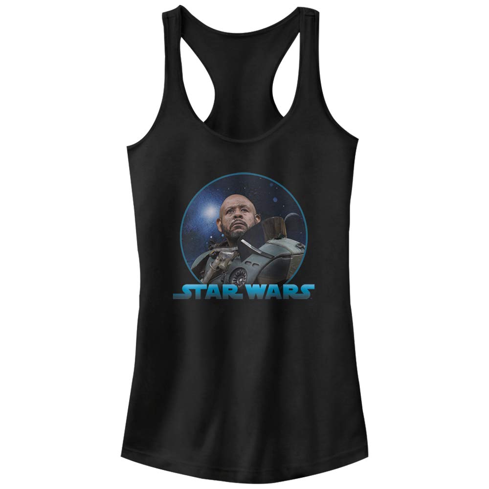 Star Wars Rogue One Saw Gerrera Racerback Tank Top for Juniors - Lightweight & Comfortable Cosplay & Everyday Wear