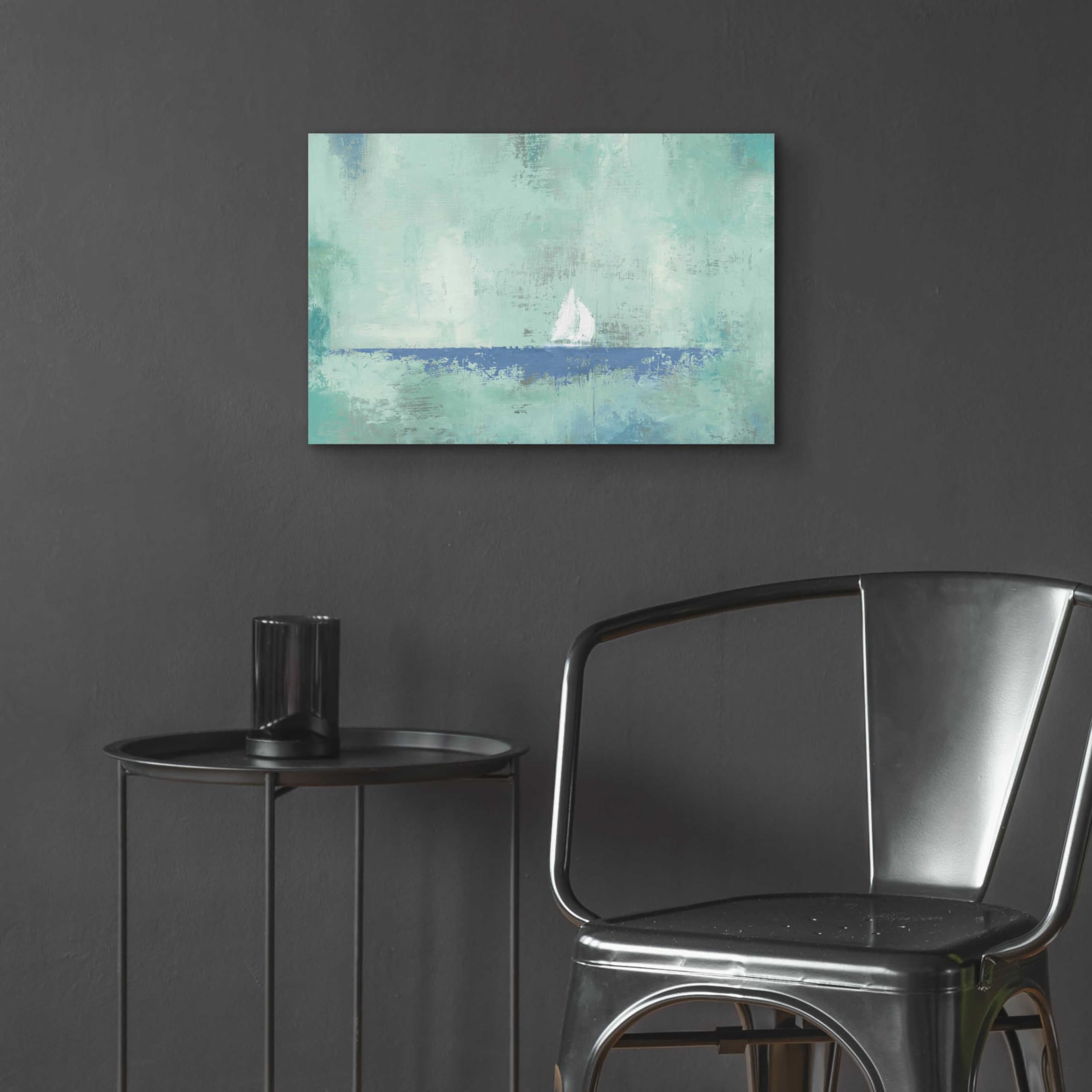 Epic Art 'Sailboat Dream' by James Wiens - Premium Acrylic Glass Wall Art Painting 24x16 Inches - Perfect for Living Room, Bedroom & Office Decor